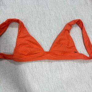 Billabong Orange Bikini Top